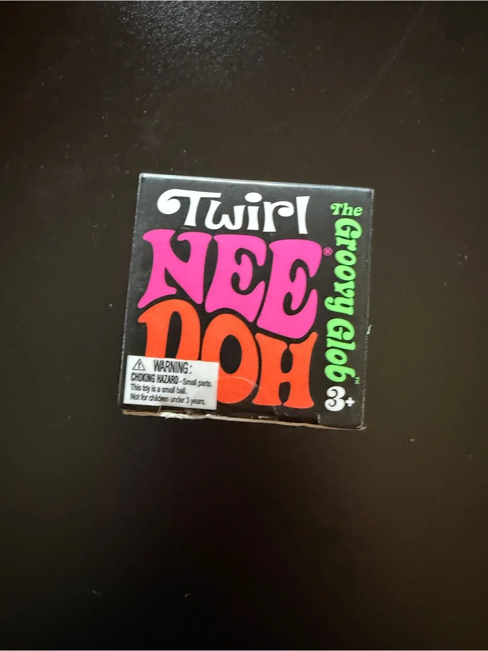 New Nee Doh Schylling Groovy Glob Twirl  Squishy Toy Squeeze Teenie Yellow Small
